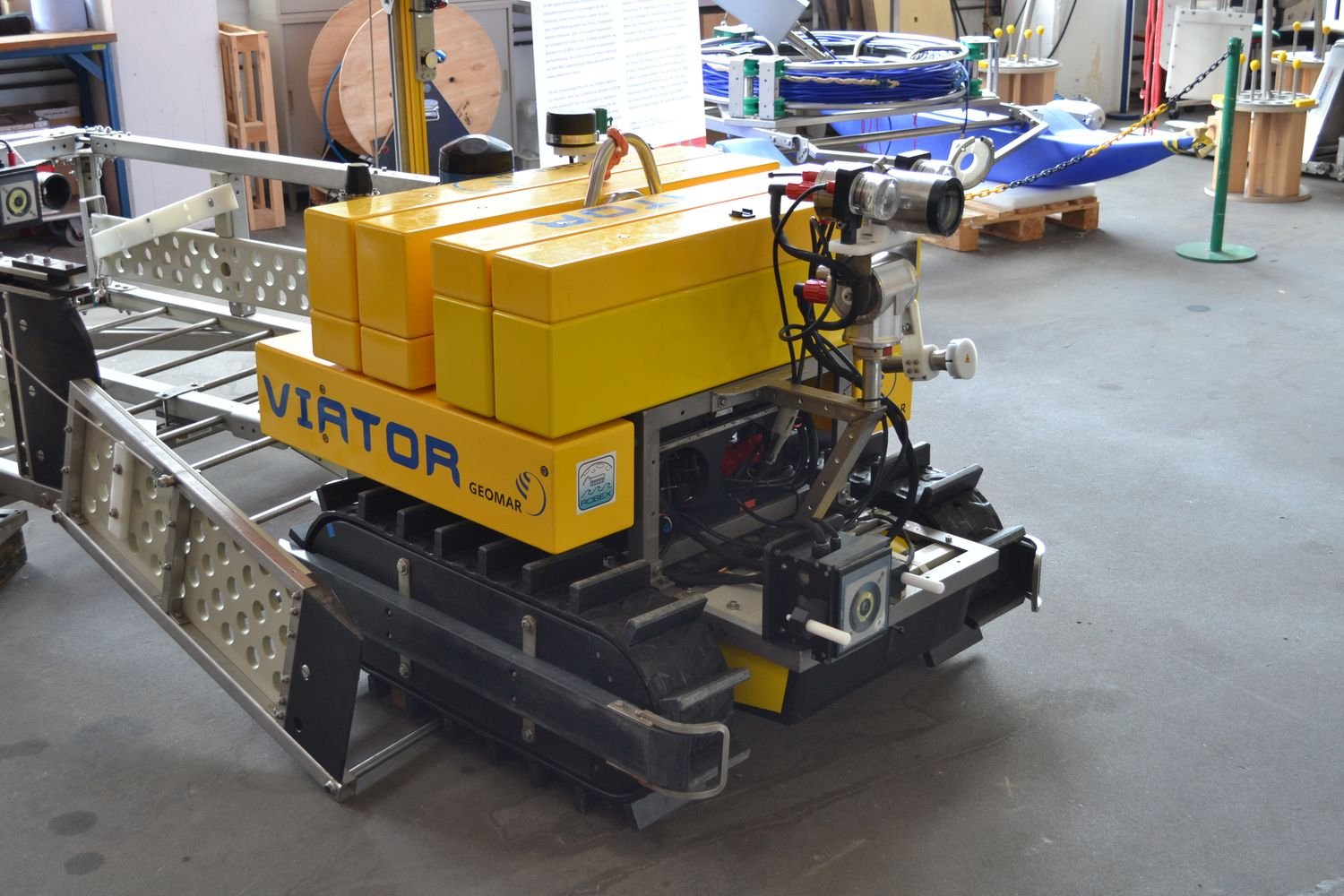Deep-sea crawler "Viator" is being prepared for its next mission
